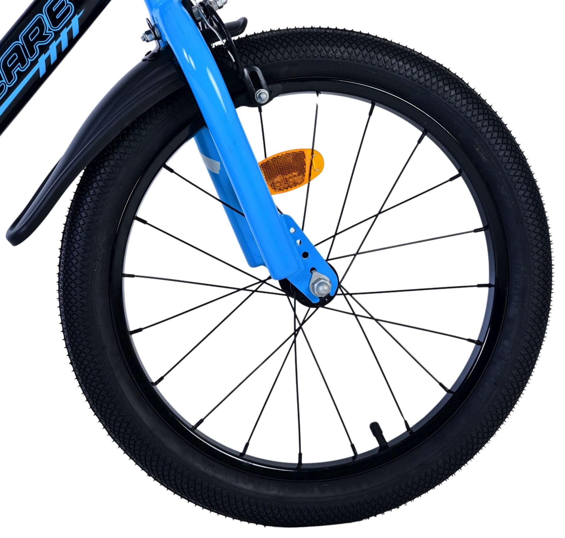 Volare Sportivo Kinderfahrrad - Jungen - 18 Zoll - Blau Schwarz