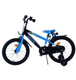 Volare Sportivo Kinderfahrrad - Jungen - 18 Zoll - Blau Schwarz