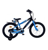 Volare Sportivo Kinderfahrrad - Jungen - 18 Zoll - Blau Schwarz - Zweihandbremsen