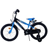 Volare Sportivo Kinderfahrrad - Jungen - 18 Zoll - Blau Schwarz - Zweihandbremsen