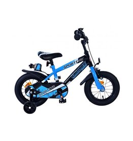 Volare Sportivo Kinderfahrrad - Jungen - 12 Zoll - Blau Schwarz