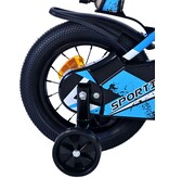 Volare Sportivo Kinderfahrrad - Jungen - 12 Zoll - Blau Schwarz