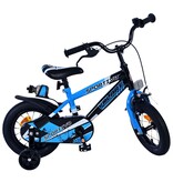 Volare Sportivo Kinderfahrrad - Jungen - 12 Zoll - Blau Schwarz