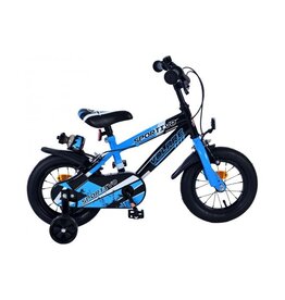 Volare Sportivo Kinderfahrrad - Jungen - 12 Zoll - Blau Schwarz - Zweihandbremsen