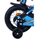 Volare Sportivo Kinderfahrrad - Jungen - 12 Zoll - Blau Schwarz - Zweihandbremsen