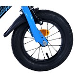 Volare Sportivo Kinderfahrrad - Jungen - 12 Zoll - Blau Schwarz - Zweihandbremsen