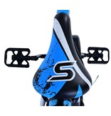 Volare Sportivo Kinderfahrrad - Jungen - 12 Zoll - Blau Schwarz - Zweihandbremsen