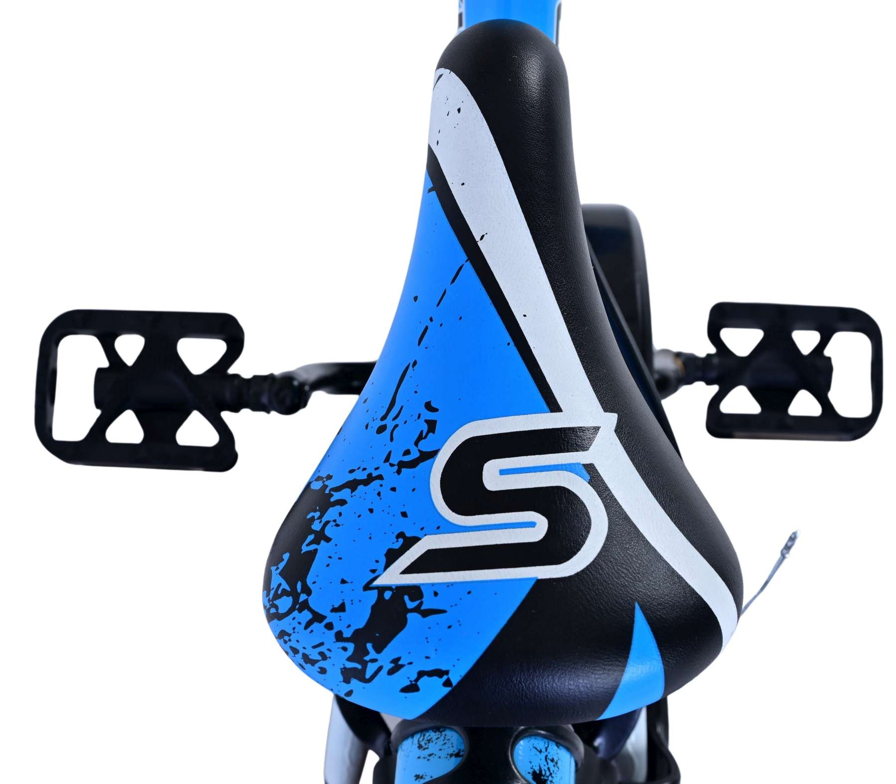 Volare Sportivo Kinderfahrrad - Jungen - 12 Zoll - Blau Schwarz - Zweihandbremsen