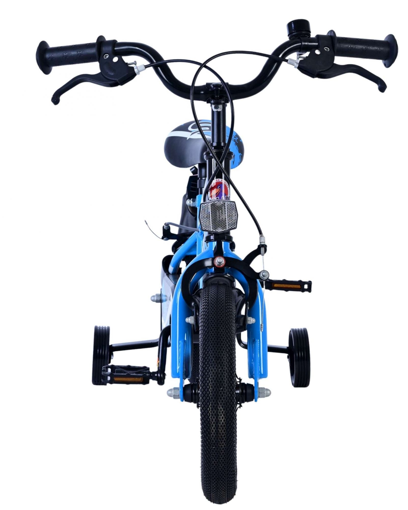 Volare Sportivo Kinderfahrrad - Jungen - 12 Zoll - Blau Schwarz - Zweihandbremsen