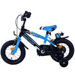 Volare Sportivo Kinderfahrrad - Jungen - 12 Zoll - Blau Schwarz - Zweihandbremsen