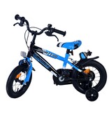 Volare Sportivo Kinderfahrrad - Jungen - 12 Zoll - Blau Schwarz - Zweihandbremsen