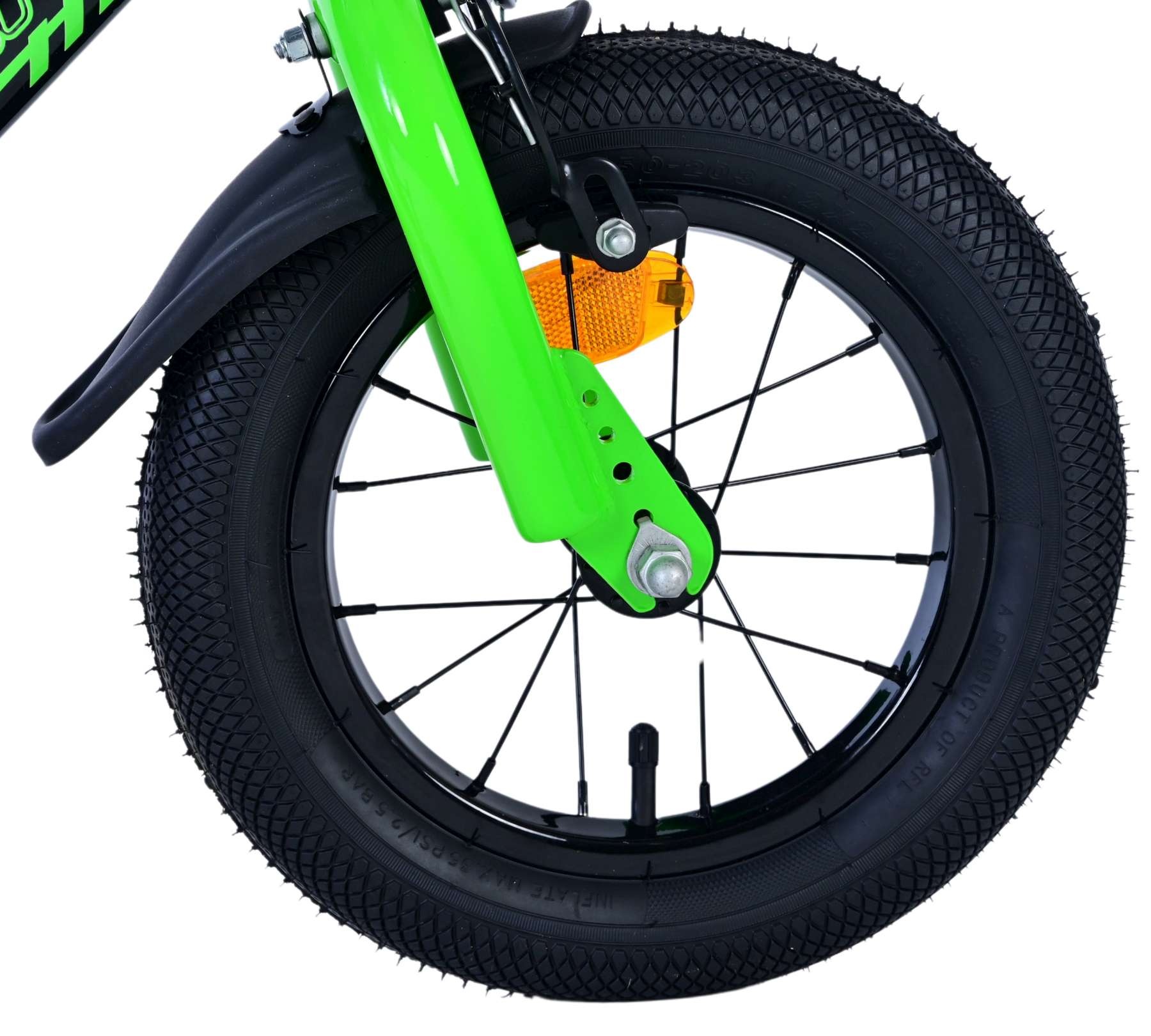 Volare Sportivo Kinderfahrrad - Jungen - 12 Zoll - Grün Schwarz