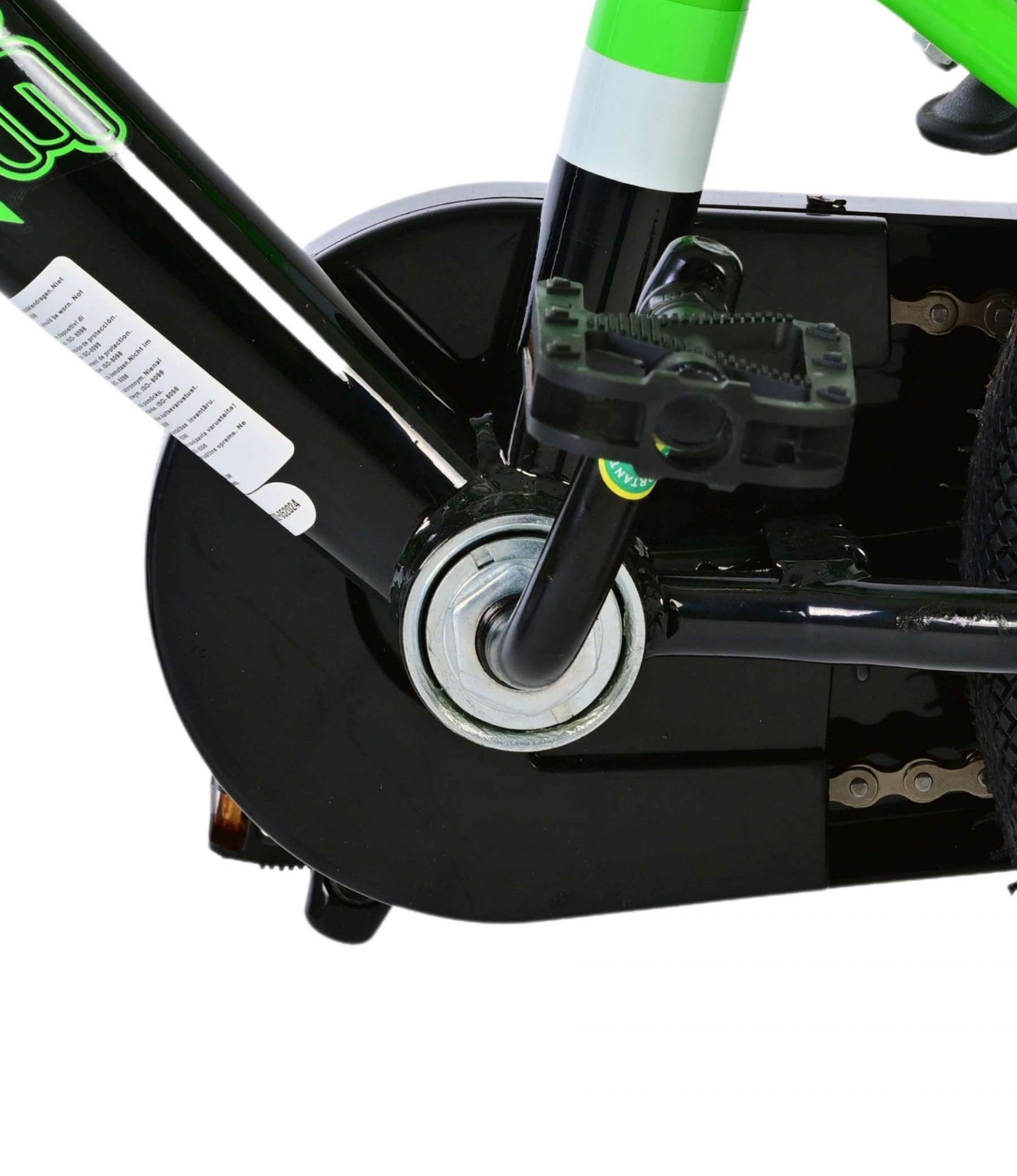 Volare Sportivo Kinderfahrrad - Jungen - 12 Zoll - Grün Schwarz