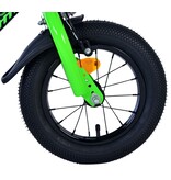 Volare Sportivo Kinderfahrrad - Jungen - 12 Zoll - Grün Schwarz - Zweihandbremsen