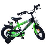Volare Sportivo Kinderfahrrad - Jungen - 12 Zoll - Grün Schwarz - Zweihandbremsen