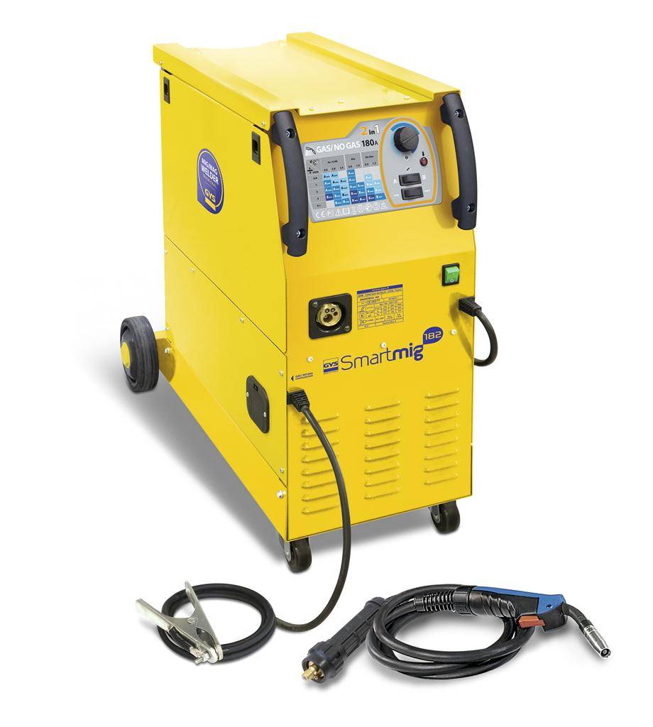 GYS GYS LASINVERTER SMARTMIG 182, MET ACCESSOIRES
