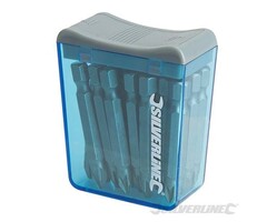 Silverline Pozidriv Pz2 Cr-V 6150 Schroevendraaier Bits, 15 Pk.