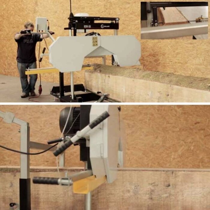 Lumag Balken- und Bohlensäge BSW66