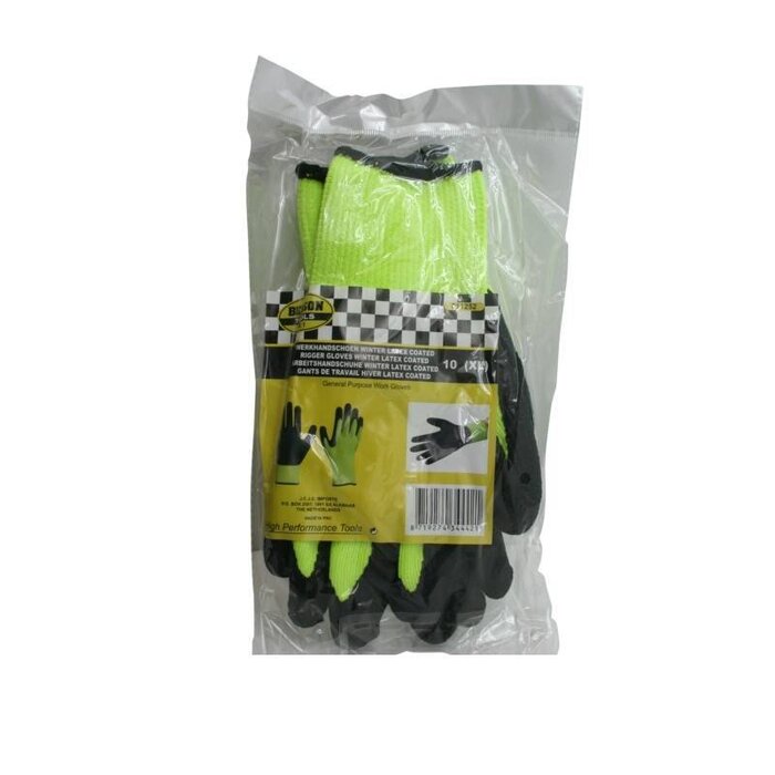 Hofftech Winter Latex-Handschuhe XL / Größe 10 Grip Gestrickte Neon Gelb-A gute Traktion, Rutschfestigkeit und eine optimale Passform. Wir sprechen über diese weichen, aber auch warme Winterhandschuhe! Diese Winterhandschuhe sind besonders gut für alle Aktivitäten