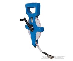 Silverline Landmeter Met Open Spoel 100 M