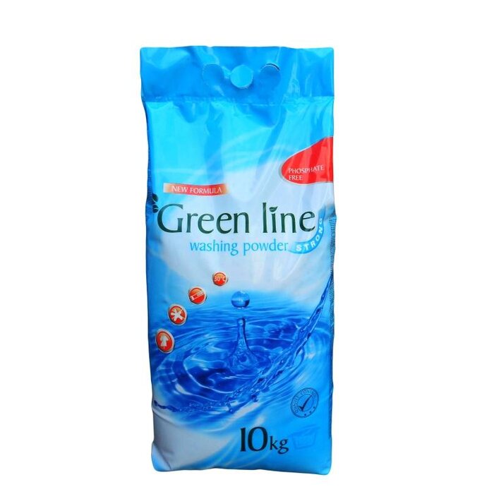 Greenline Waspoeder 10kg - Professioneel Wasmiddel Voordeelverpakking