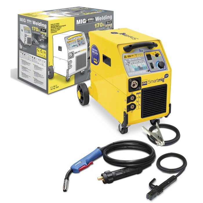 GYS LASINVERTER SMARTMIG 3P, MIG/MAG