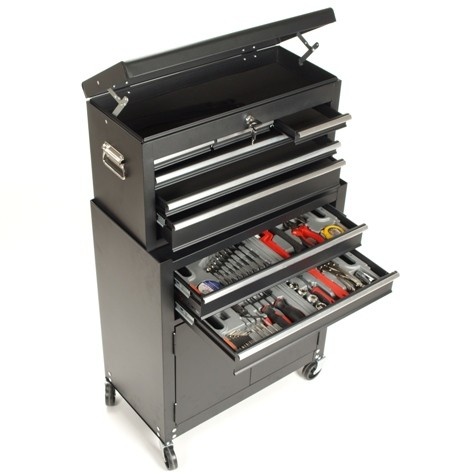 Nize Gereedschapswagen 92 delig, zwart