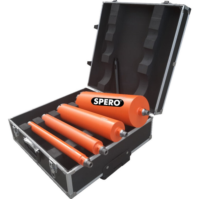 Spero tools Diamond drill set A - 35, 51, 81 & 131 mm
