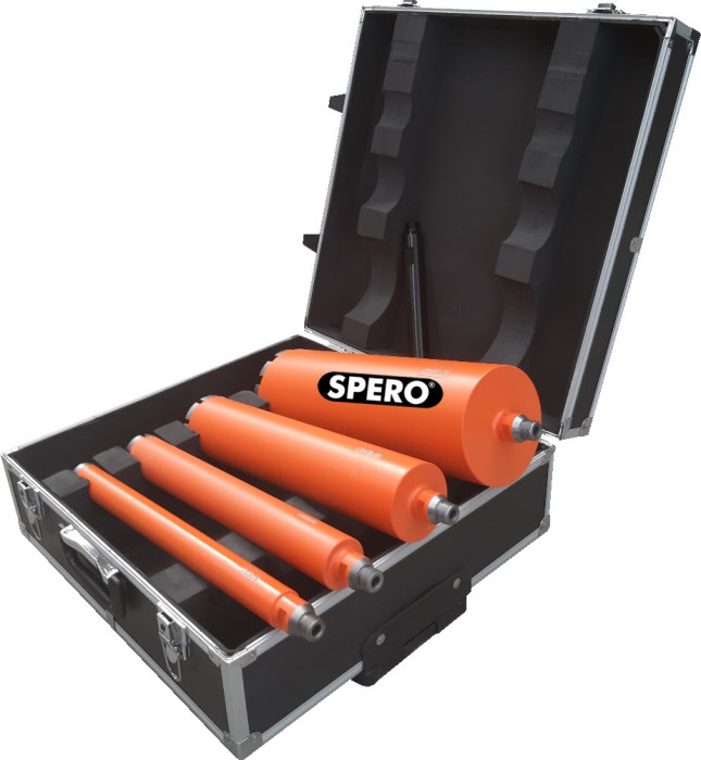 Spero tools Diamond drill set A - 35, 51, 81 & 131 mm