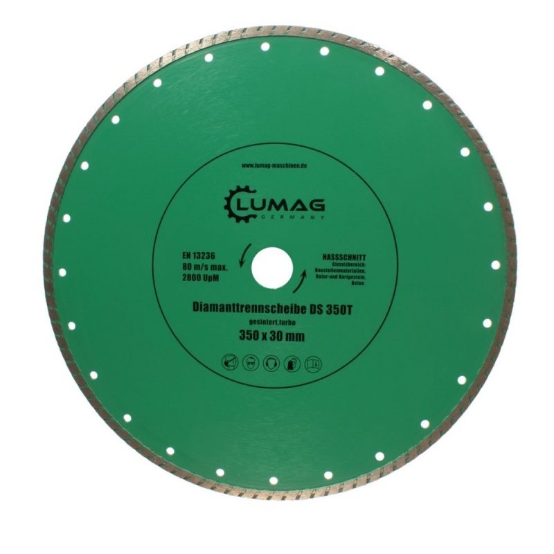 Lumag Diamond blade universal Turbo DS350T