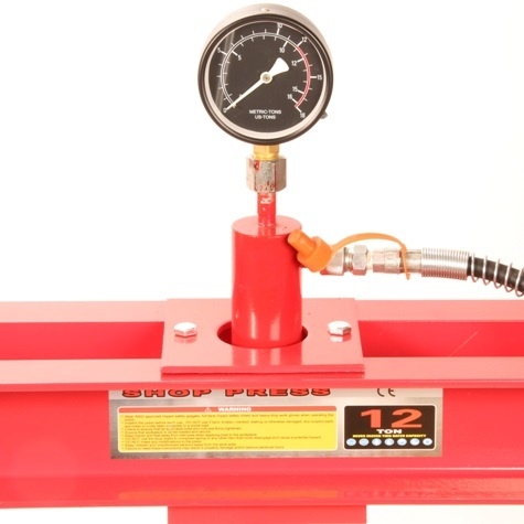 Nize Werkplaatspers 12 ton, hydr. tafelmodel