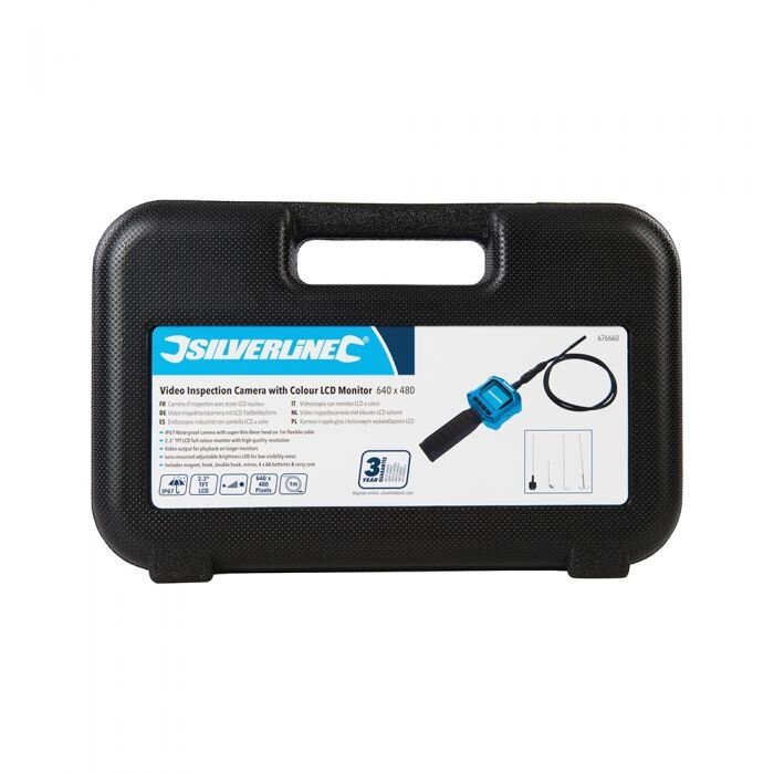 Silverline Video inspection camera with color LCD screen