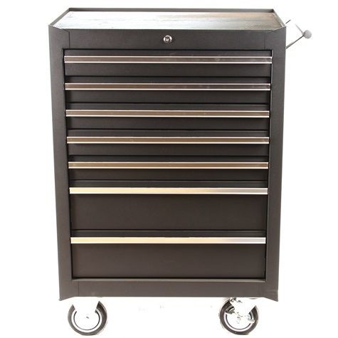 soer Tool trolley 7 drawers black