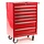 Tool trolley 7 drawers red