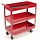 Tool trolley open red