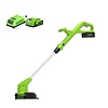 Greenworks 24 Volt Cordless Trimmer and Edge Cutter G24LTK2