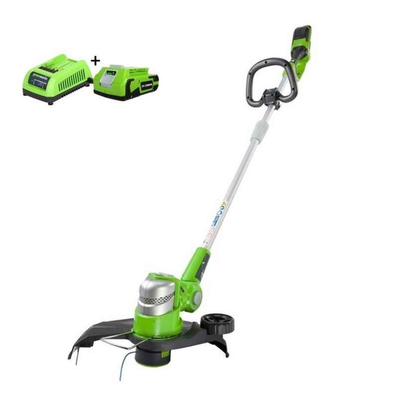 Greenworks 24 Volt Cordless Trimmer and Edge Cutter G24LT30MK2