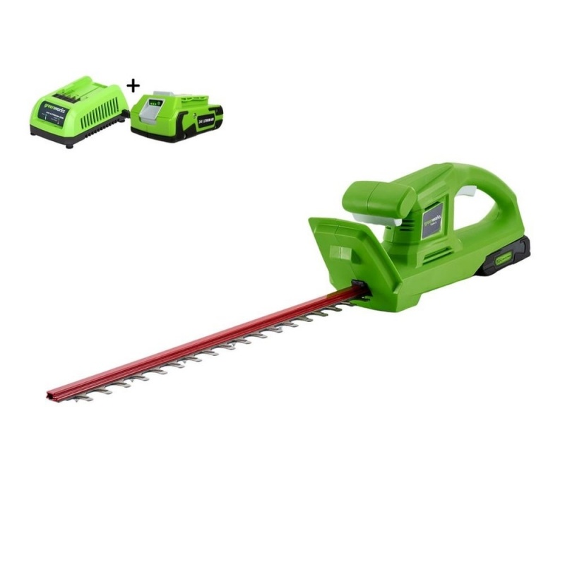 Greenworks 24 Volt Akku-Heckenschere G24HTK2