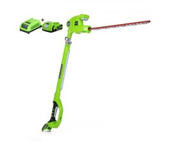 Greenworks 24 Volt Akku-Heckenschere Langstrecken G24PH51K2