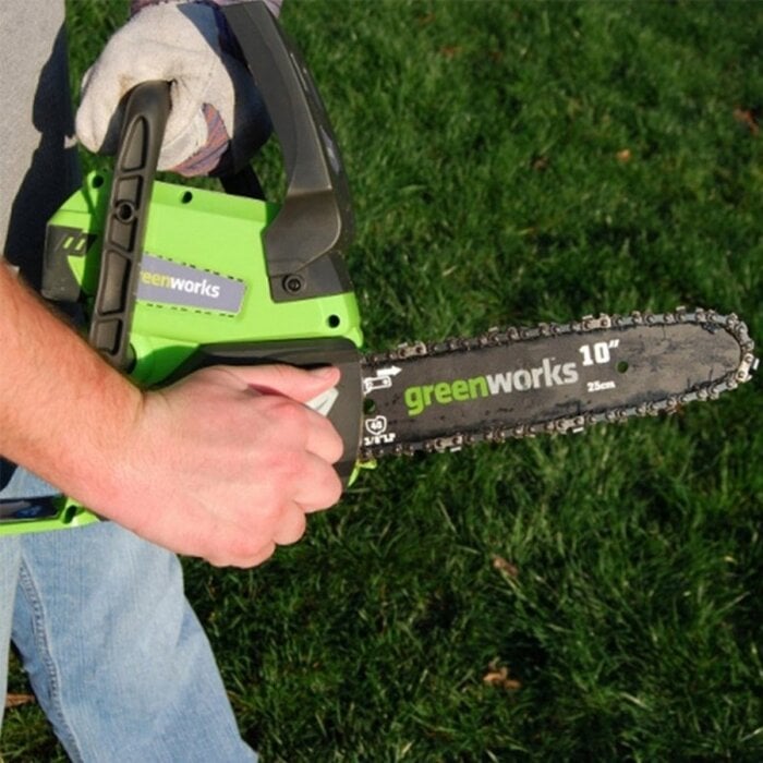 Greenworks 24 Volt Akku-Kettensäge G24CS25K2