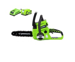 Greenworks 24 Volt Akku-Kettensäge G24CS25K4
