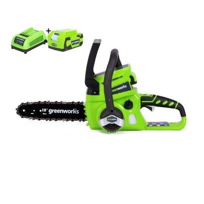 Greenworks 24 Volt Accu Kettingzaag G24CS25K4