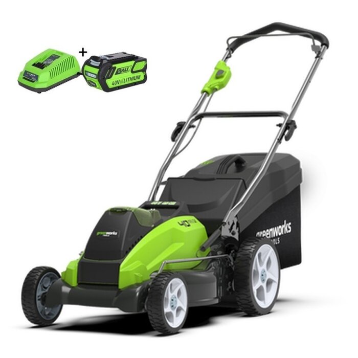 Greenworks 40 Volt Akku-Mäher G40LM45K4