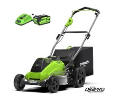 Greenworks 40 Volt Akku-Mäher GD40LM45K4