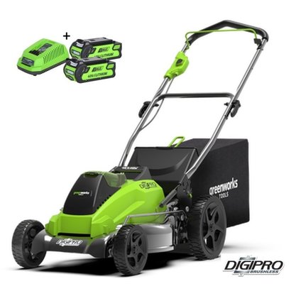 Greenworks 40 Volt Akku-Mäher GD40LM45K2X