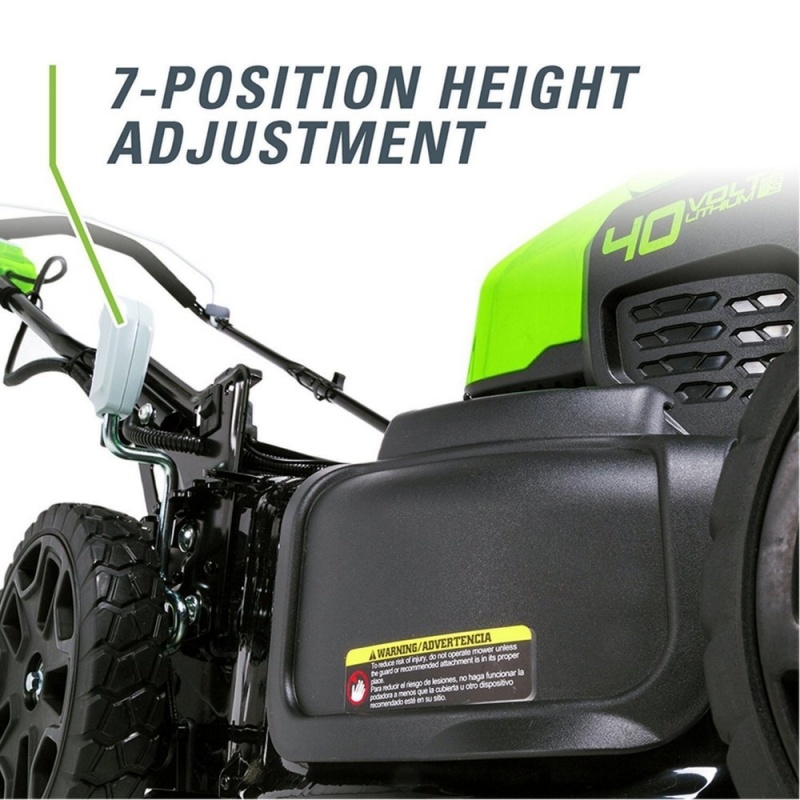 Greenworks 40 Volt cordless lawn mower GD40LM46SP