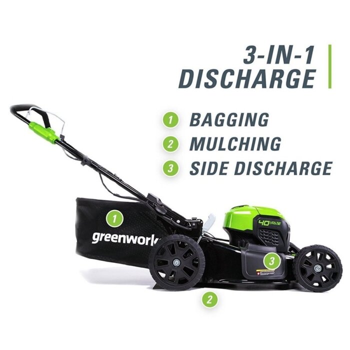 Greenworks 40 Volt accu grasmaaier GD40LM46SPK6