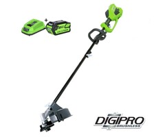 Greenworks 40 Volt Cordless Trimmer and Brushcutter GD40BCK4
