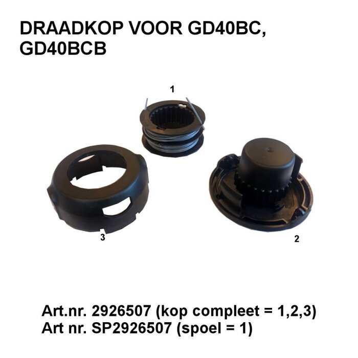 Greenworks Thread head 2926507