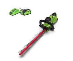Greenworks 40 Volt Akku-Heckenschere G40HT61K4